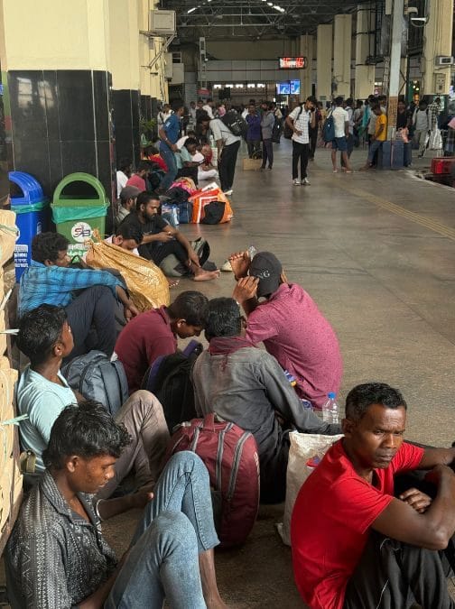 For migrant workers, the dream of building their lives in Tiruppur has hit a roadblock.