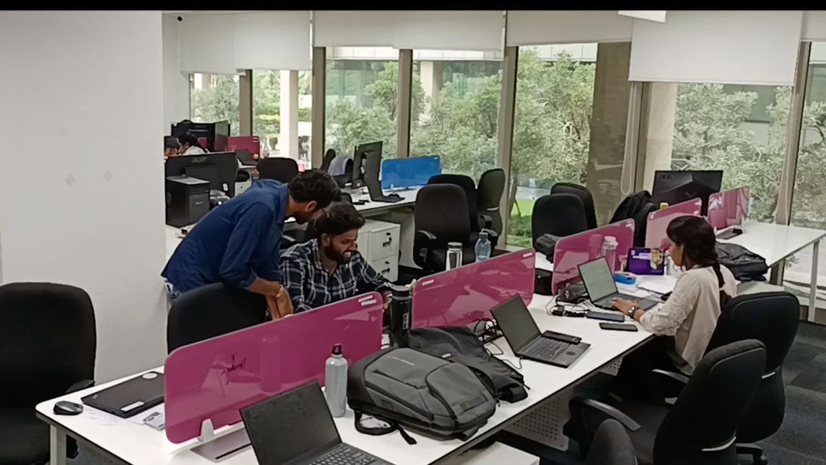 Employers at the QpiAI’s office | Ananthapathmanabhan , ThePrint