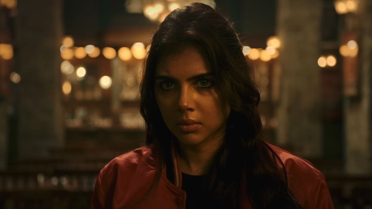 The colour palette of the film with reds and blacks emphasises power, especially when it comes to Chandra