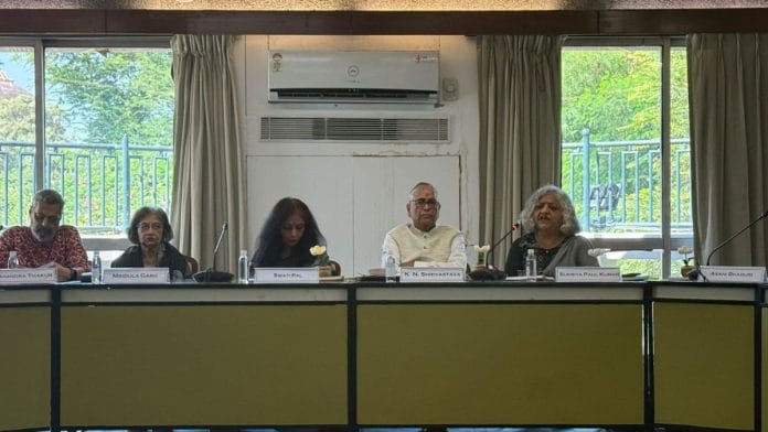 Speakers at the Humanities Matter symposium at Delhi's IIC| Mrinalini Dhyani, ThePrint
