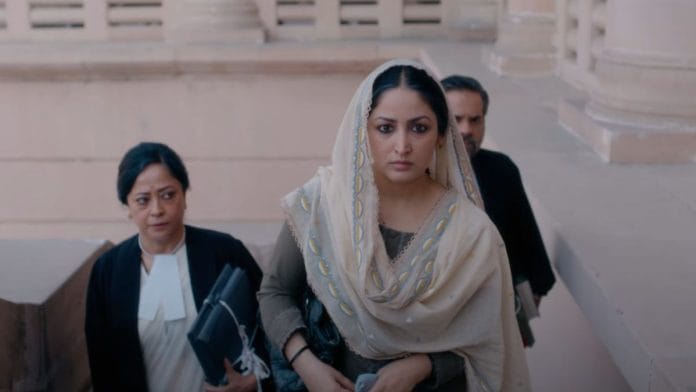 Yami Gautam Dhar in the teaser for 'HAQ' | YouTube screengrab