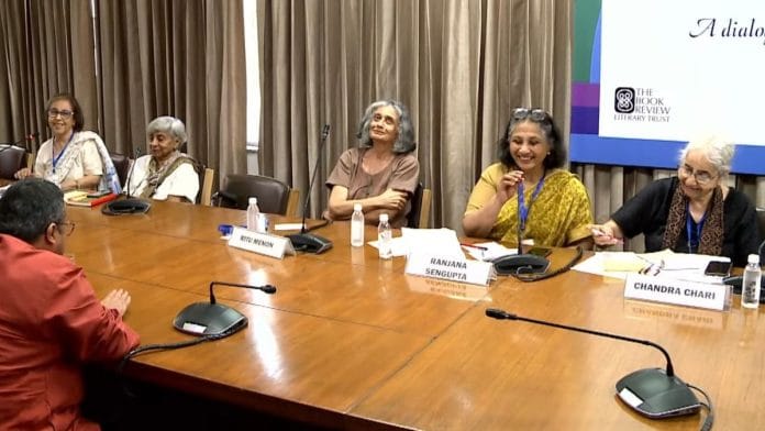 Panellists at the roundtable at IIC, New Delhi