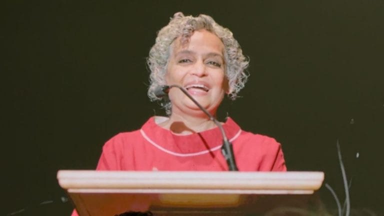 Arundhati Roy at Kochi book launch: ‘Everyone I love is here. Dangerous, given our govt’