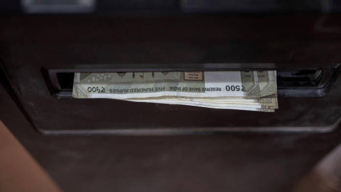 Indian currency notes are seen at an automated teller machine (ATM) in New Delhi, India, April 3, 2025 | Reuters file photo