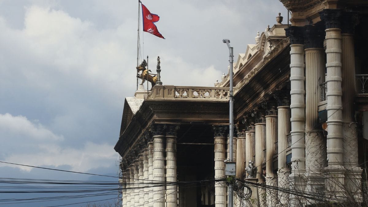The majestic Singha Darbar palace, scorched by protesters’ fury, in Nepal’s Katmandu | Manisha Mondal | ThePrint