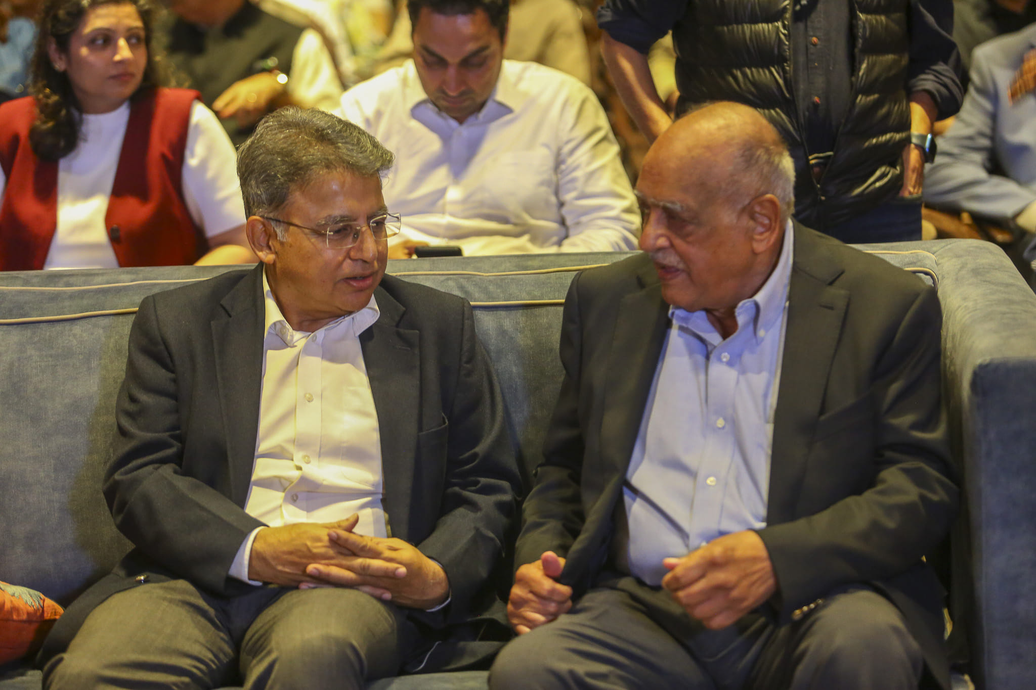 (From L-R) Shailesh Pathak, Senior Adviser at NSE India and Arun Bharat Ram, Chairman of SRF Foundation 