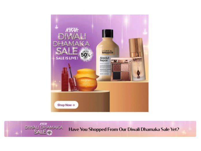 Nykaa Unveils the Diwali Dhamaka Sale!