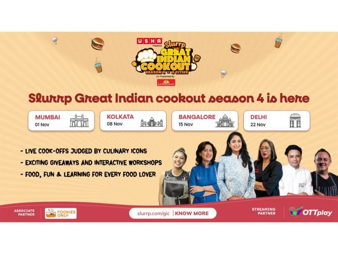 Slurrp's Great Indian Cookout Returns For Season 4 Across Four Indian Cities