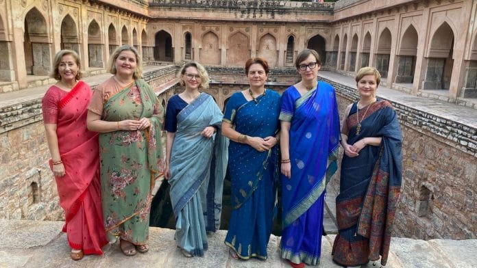 Lithuanian embassy staffers in Delhi