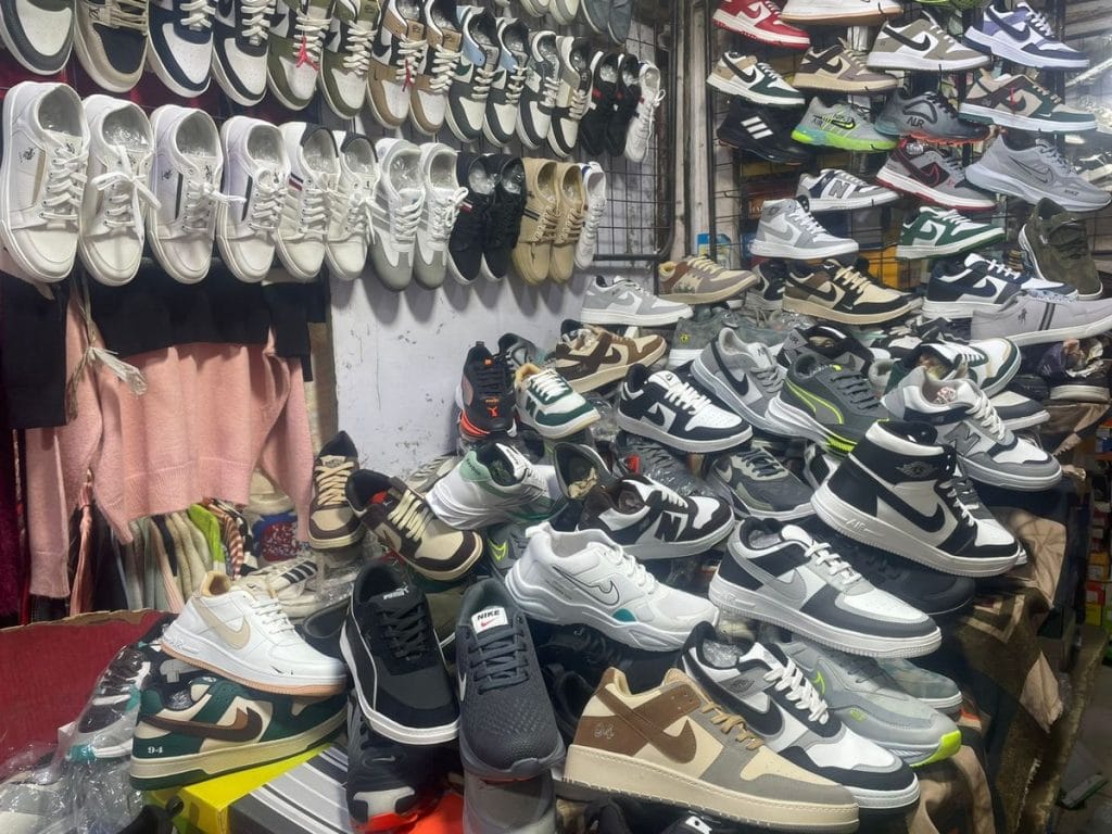 Counterfeit sneakers in India