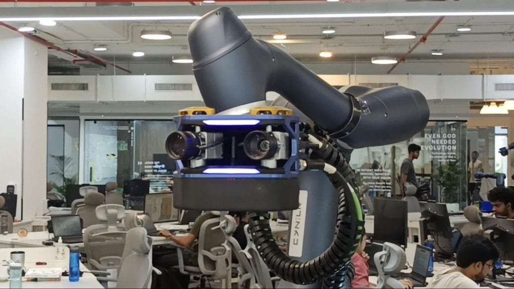 CyRo during a vision testing process | Photo: Ananthapathmanabhan | ThePrint