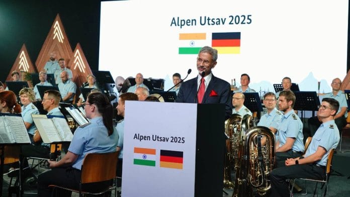 External Affairs Minister S. Jaishankar at German Unity Day celebrations in New Delhi Thursday | Photo: X/@DrSJaishankar