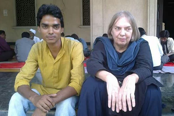 Gail Omvedt with filmmaker Somnath Waghmare 2015 | Photo: By special arrangement