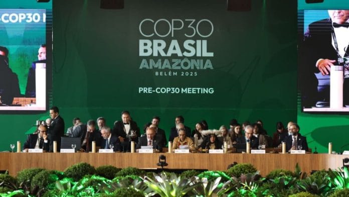 At the Pre-COP-30 Ministerial Roundtable in Brasilia | Photo: X/@EnvironmentPib