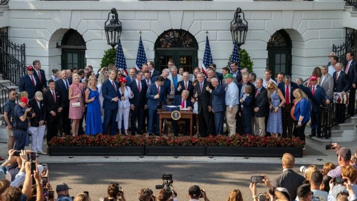 Trump signing the One Big Beautiful Bill Act into law | Representational image | Commons