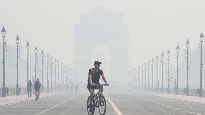 Delhi’s air two days after Diwali | File photo | Suraj Singh Bisht | ThePrint
