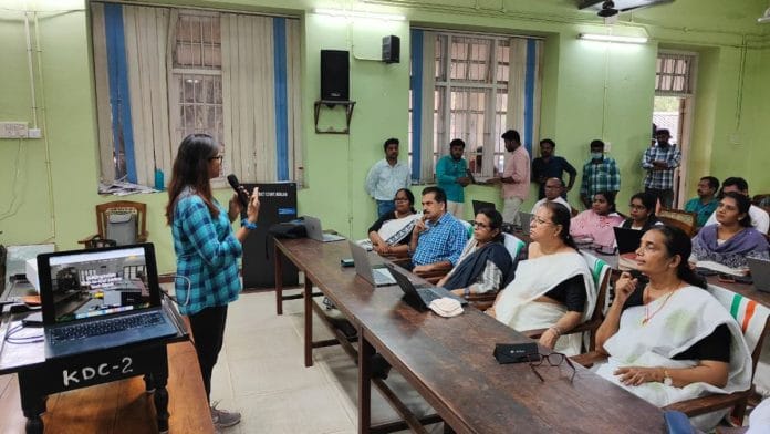 An Adalat AI training session in Kerala High Court | By special arrangement