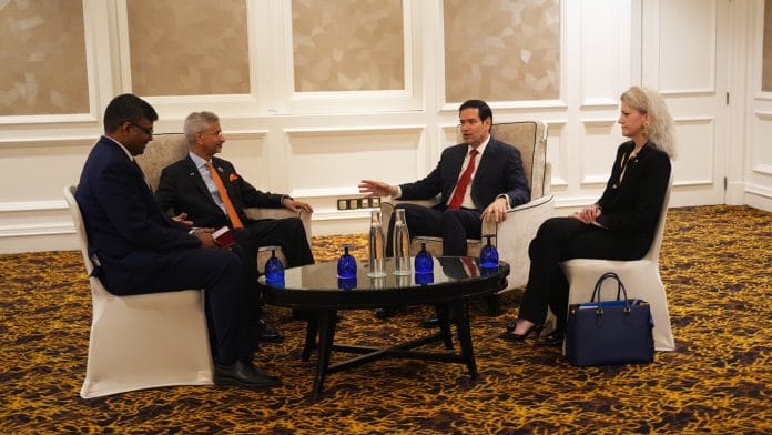 S Jaishankar & Marco Rubion the sidlelines of ASEAN summit, 27 October, 2025 | X\@DrSJaishankar