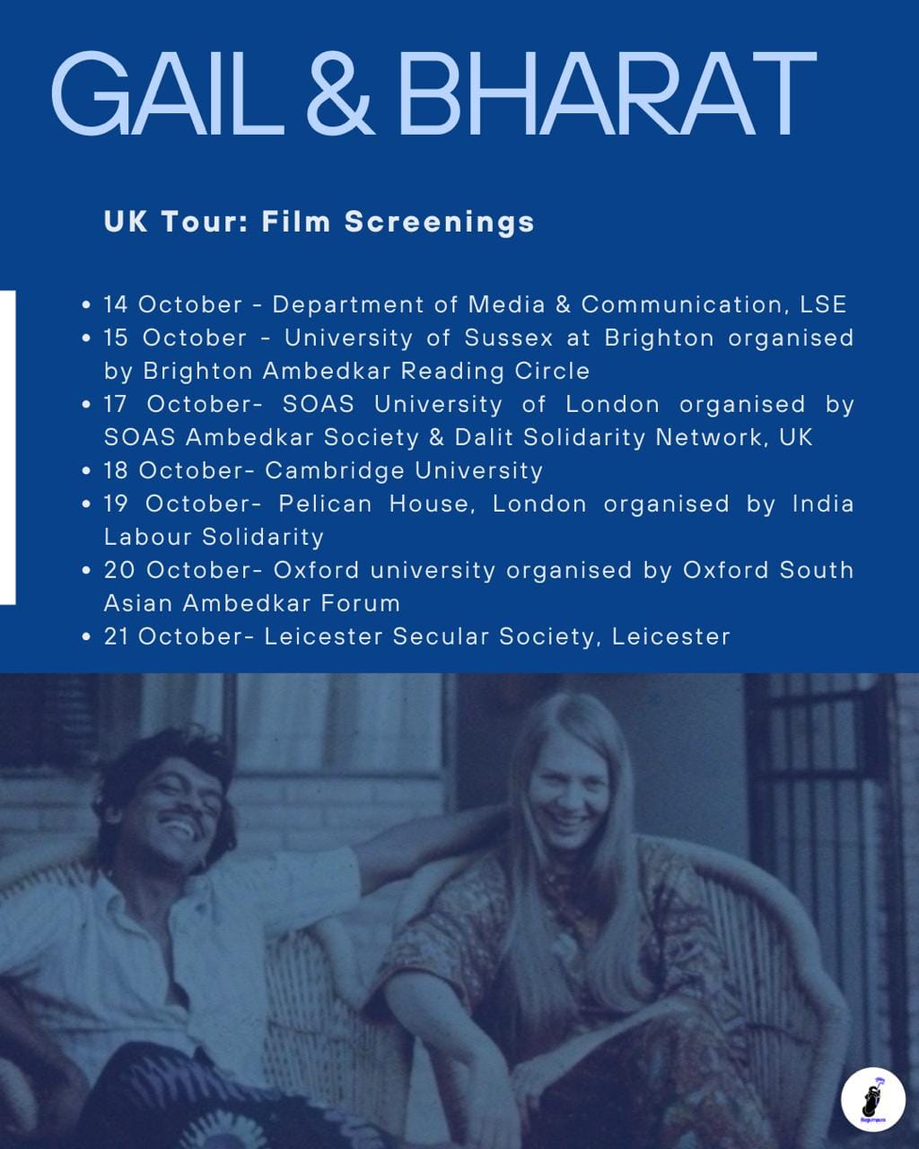 Gail and Bharat screening list | Photo: Instagram