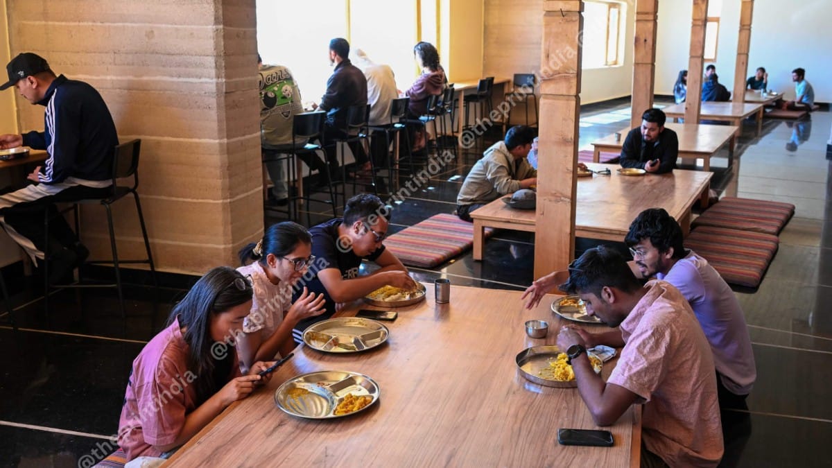 Community centre on HIAL campus is where fellows share meals and stimulating conversations | ThePrint/Suraj Singh Bisht