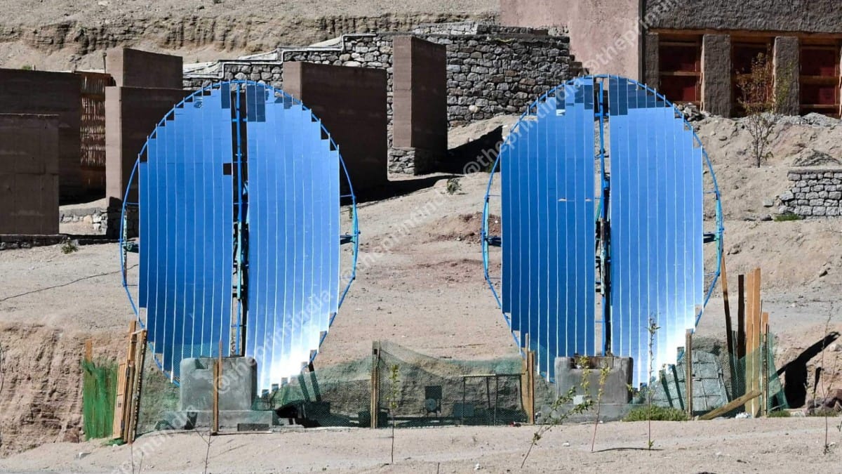 Solar panels installed on HIAL campus | ThePrint/Suraj Singh Bisht