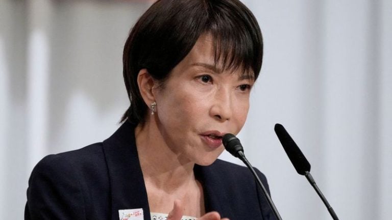 Japan’s Sanae Takaichi says chores and makeup mean longer working hours than male PMs