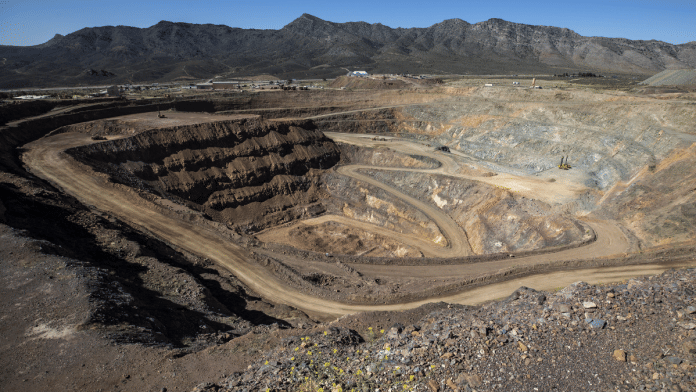 The Mountain Pass mine, operated by MP Materials, in California. | Bloomberg