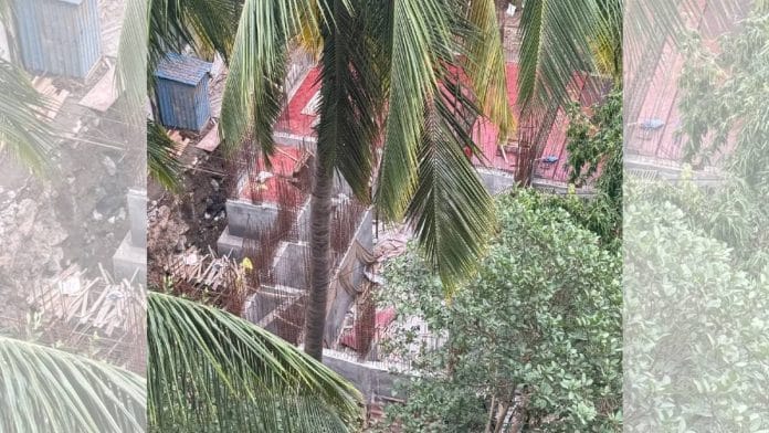 Two adjacent plots being redeveloped in Chembur, a Mumbai locality | Photo: Manasi Phadke | ThePrint