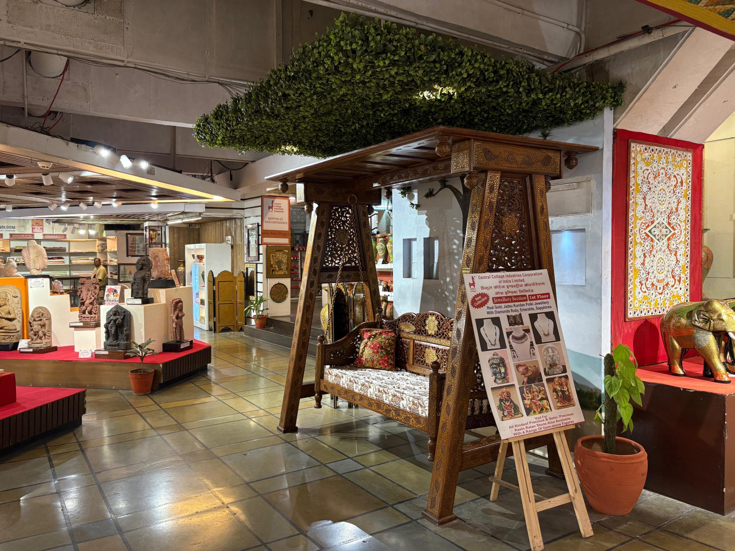 A view of the insides of the emporium. Even festive seasons now see minimal footfall | Photo: Sakshi Mehra, ThePrint
