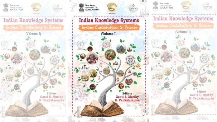The cover of the book, ‘Indian Knowledge Systems: India’s Contribution to Science – Volume 1.’ | By Special Arrangement