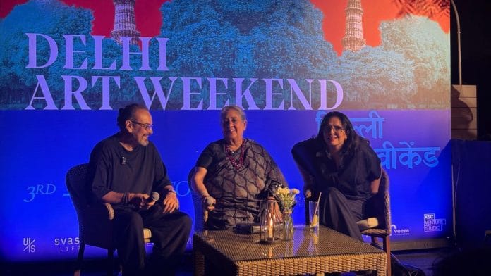 Bharti Kher and Subodh Gupta joined writer Malvika Singh