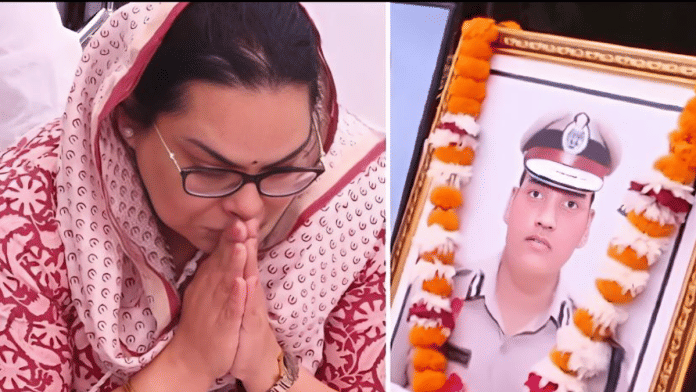 IAS officer Amneet P. Kumar and her deceased husband Y. Puran Kumar. | By special arrangement