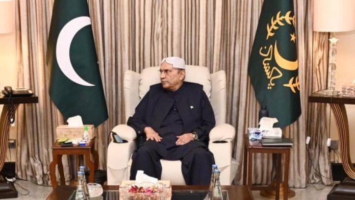 Pakistan President Asif Ali Zardari | Photo: X/@PresOfPakistan