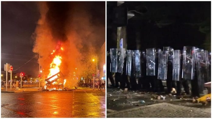 Ireland anti-immigrant protest