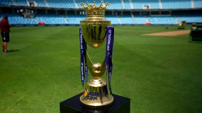 Representational image | Asia Cup trophy | X/@ACCMedia1