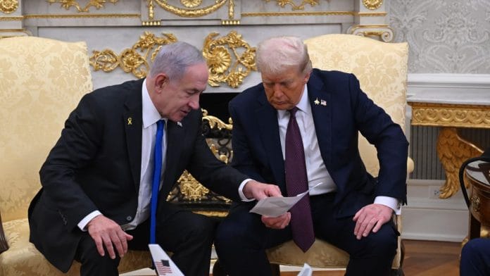 Israeli Prime Minister Benjamin Netanyahu and US President Donald Trump