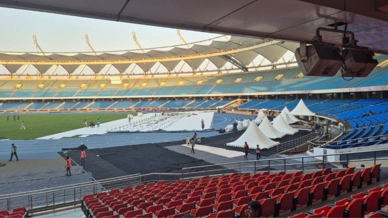 Ahead of a Travis Scott concert & a half marathon, a doggone disaster for JLN Stadium