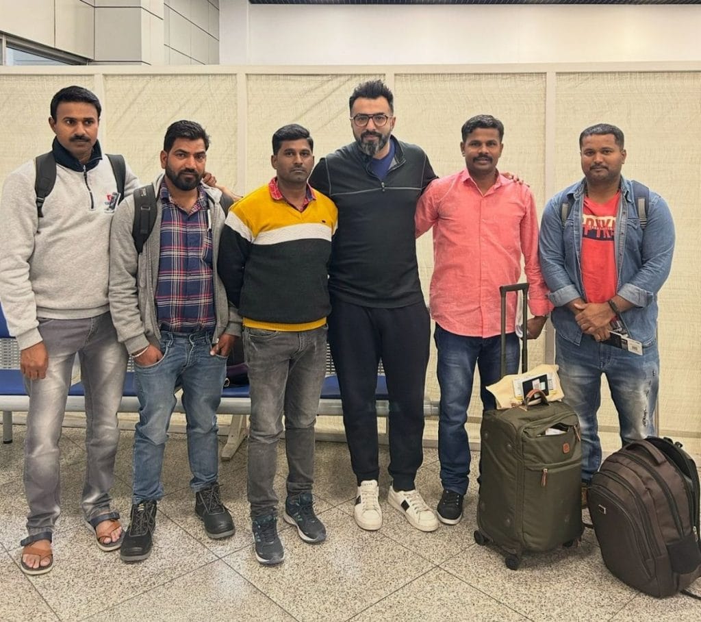 Indian migrant workers in Europe