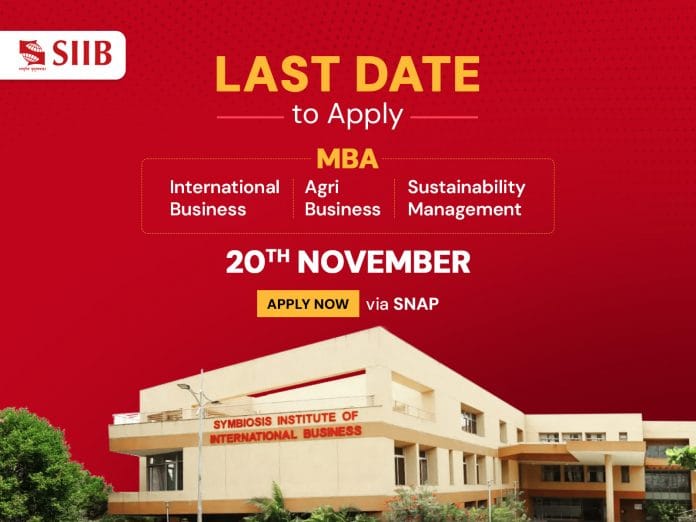 Last Chance to Apply: SIIB Admissions Closing Soon Through SNAP 2025 Your Gateway to Global Business Leadership