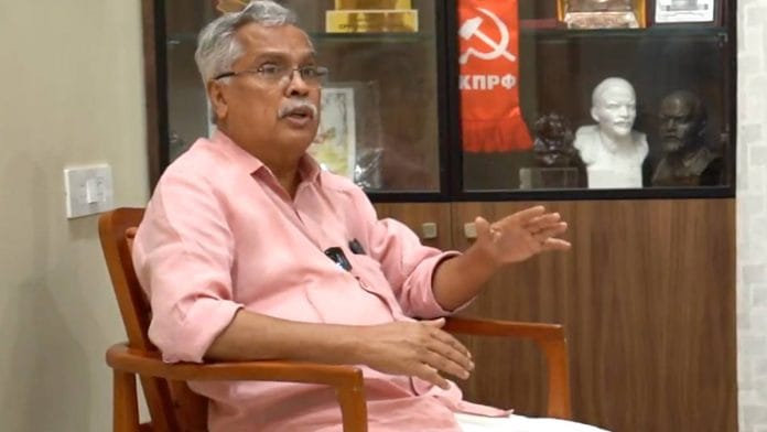 CPI’s Kerala secretary Binoy Viswam | ThePrint