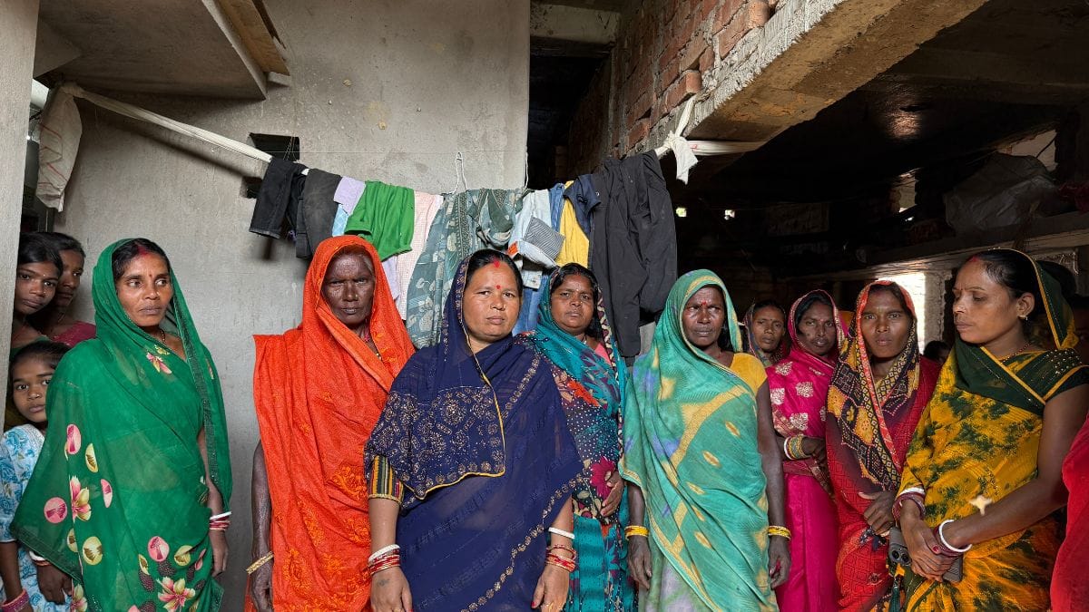 Anita Devi and other Jeevika members, part of the state's flagship women-centric social scheme. Photo: Jyoti Yadav, ThePrint