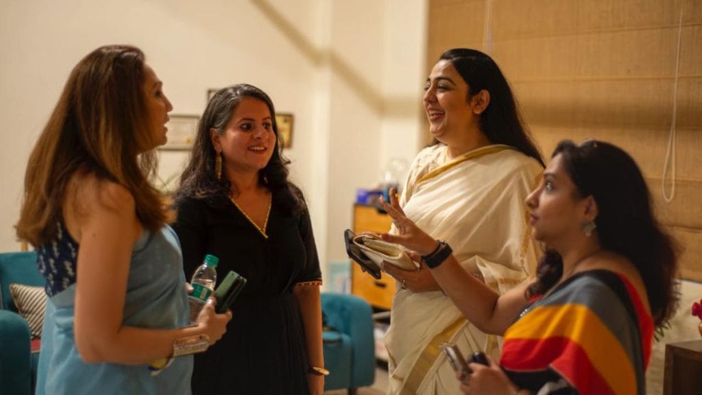 Sohini Mishra (in black) runs Women in the Hood - a community for women who live alone | Photo: Special Arrangement 