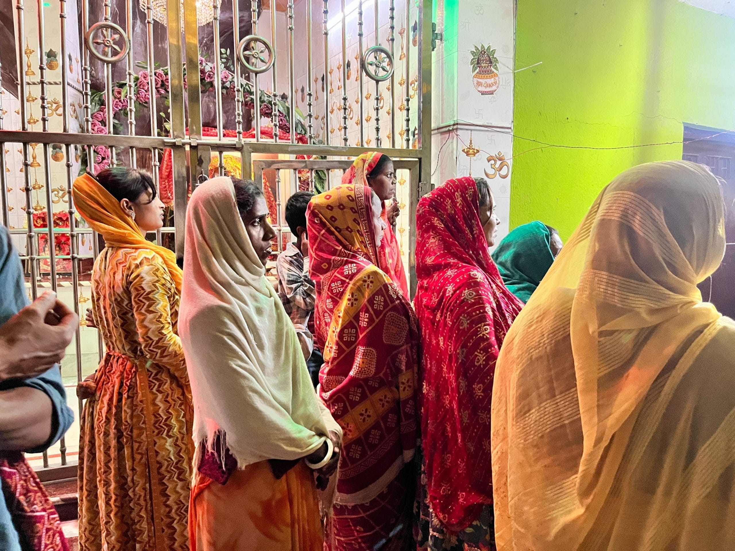 Women hear Congress candidate Shashant Shekhar (not in the picture) speaks at a gathering in Patna Sahib | Saqiba Khan | ThePrint