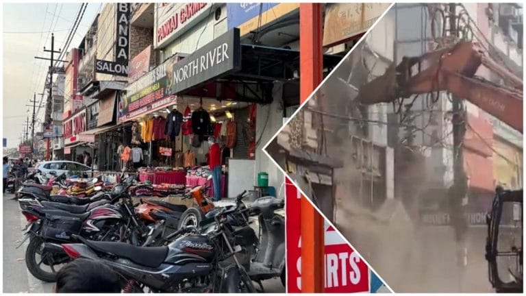Bulldozers demolish ‘Connaught Place’ of Meerut. A story of master plan vs organic markets
