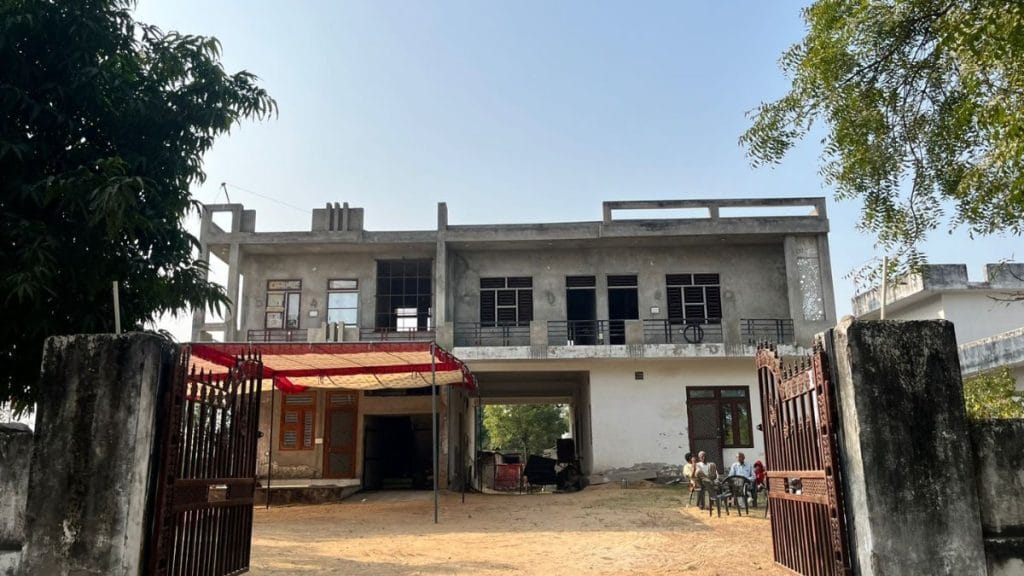 Mukesh Jangid’s home, 200 meters away from the main road. Photo: Nootan Sharma | ThePrint