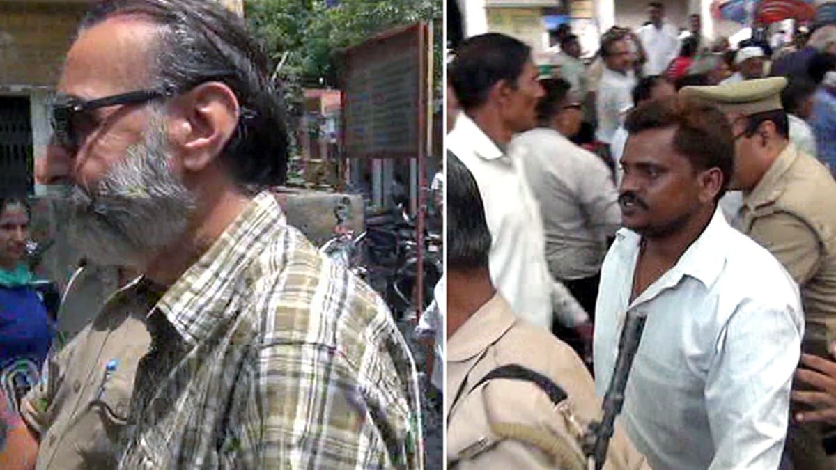 File photos of Maninder Singh Pandher (L) and Surinder Koli (R) | ANI