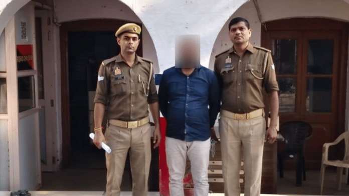 Acting assistant postmaster was arrested by Firozabad Police Thursday. | X/@firozabadpolice