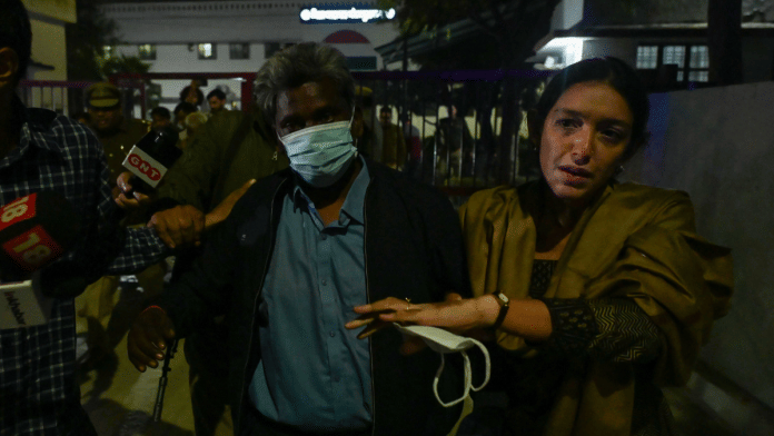 Surendra Koli, the prime accused in the Nithari killings, walks out of the prison on Wednesday evening | Suraj Singh Bisht | ThePrint