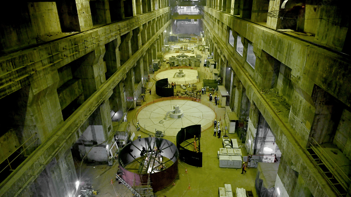 A view from inside the under-construction hydropower project | Suraj Singh Bisht | ThePrint