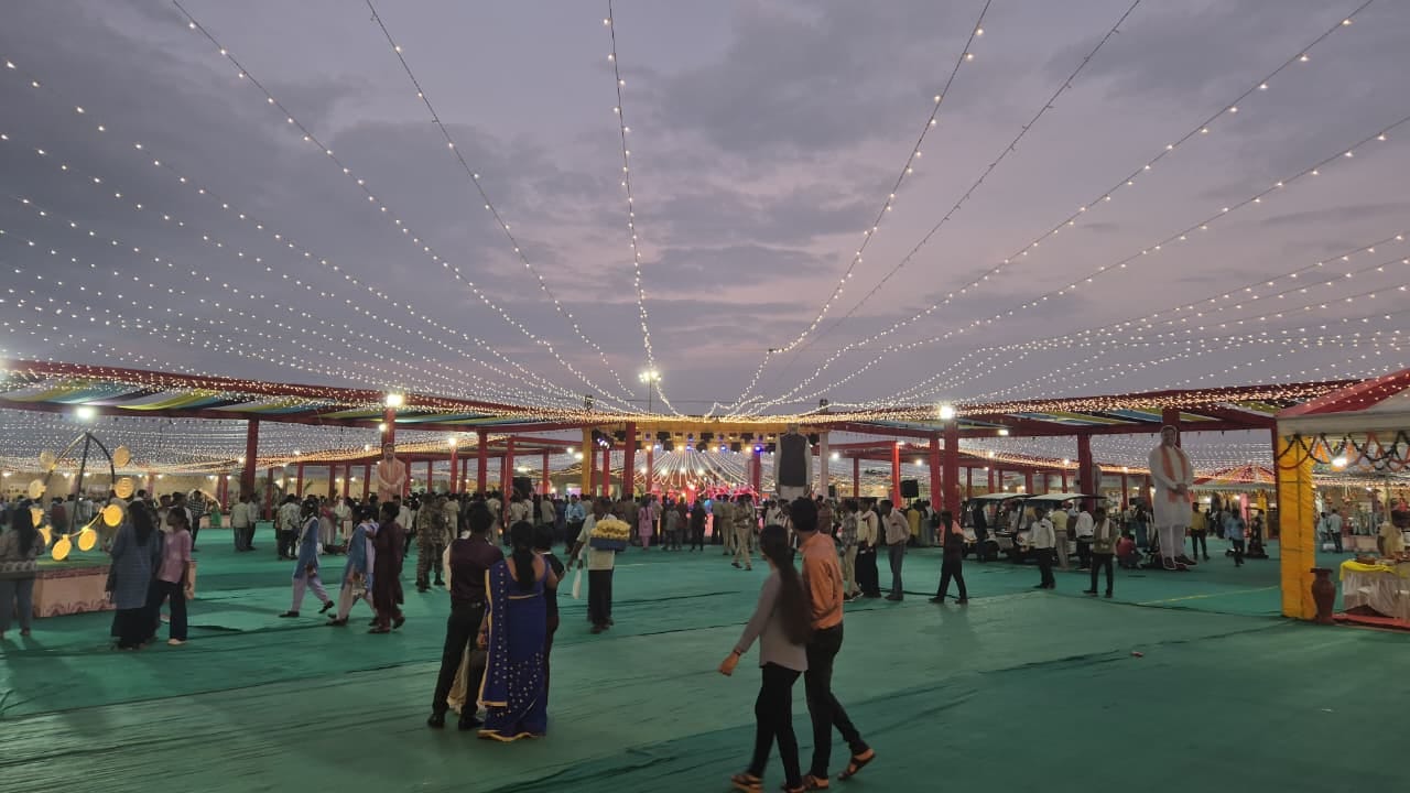 At the ground where the event was organised | Shubhangi Misra | ThePrint